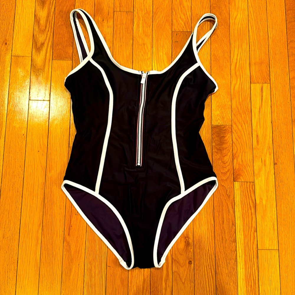 Tommy Hilfiger Black One Piece Bathing Suit